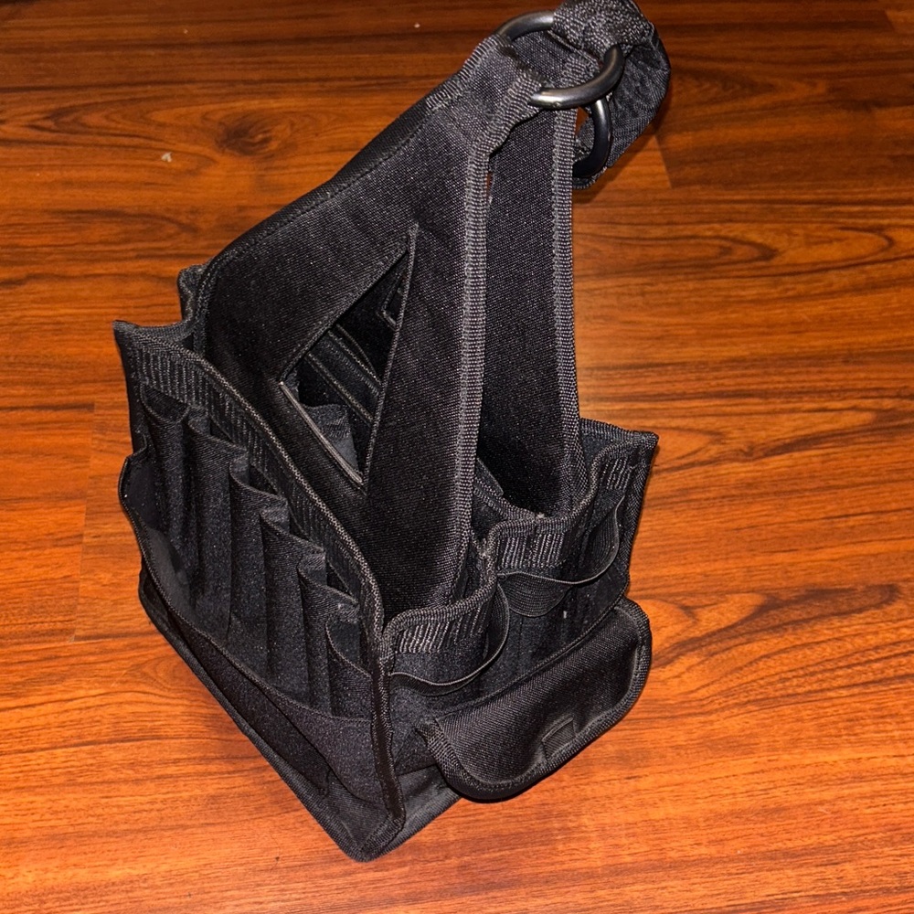 Craft Tote Storage Systems Black Canvas Utility Tool Pouch Organizer Universal